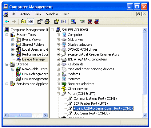 Prolific Usb To Serial Comm Port Driver Win Xp