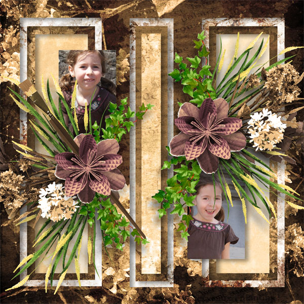 fleurs du mal kit simplette page sarayane