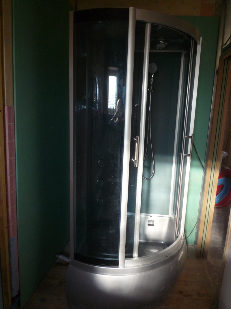 Souci d etancheite d une cabine de douche